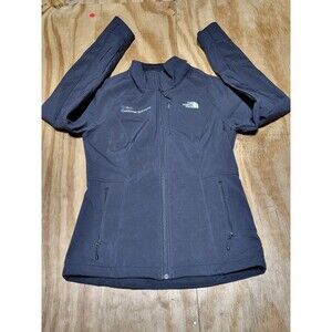 the north face windwall jacket Women S Black Fullzip Company Logo K8b